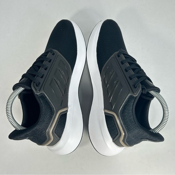 Adidas EQ19 Cloud Foam Comfort Black/ White Athletic Running Shoes; Women’s Sz 6 - Picture 6 of 16